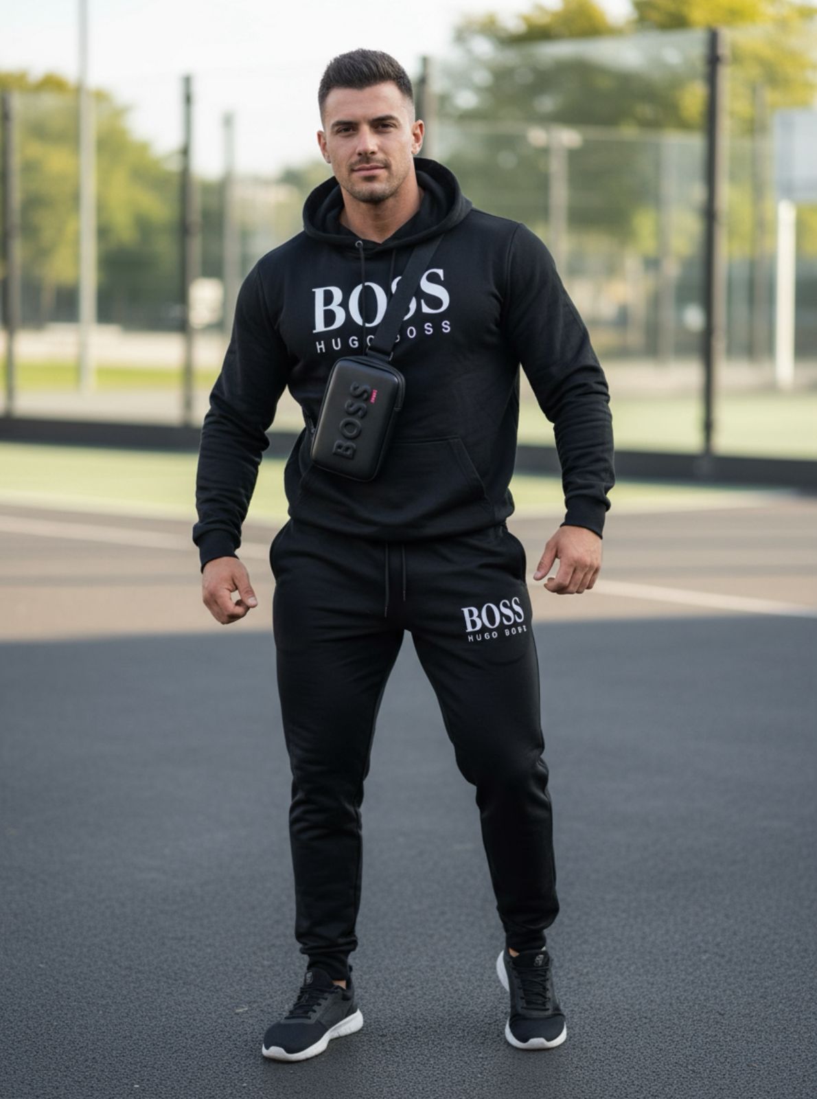 Vista 3 de CONJUNTO Y PERCHERO BOSS - COLOR PERCHERO: BLANCO